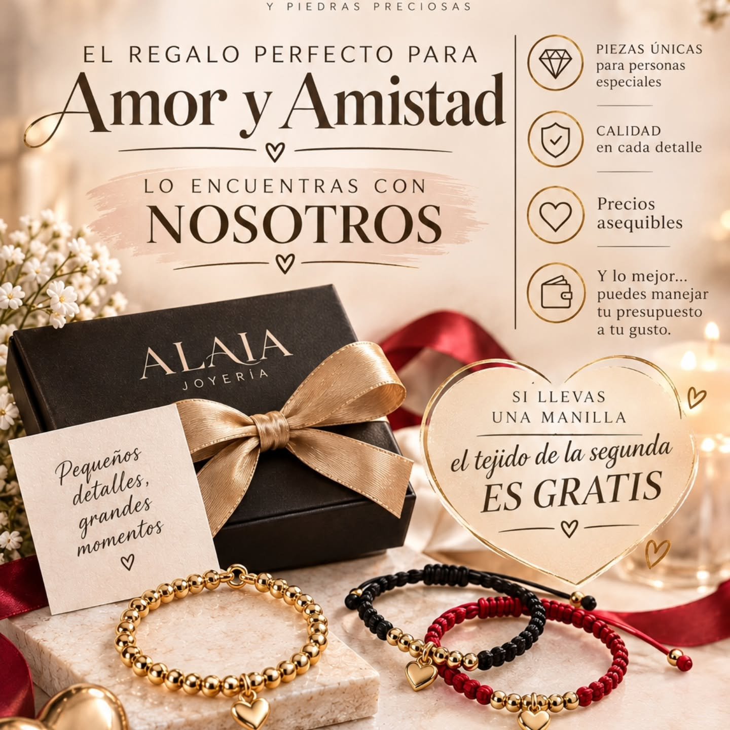 El regalo perfecto para Amor y Amistad en ALAIA Joyería